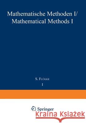 Mathematische Methoden I / Mathematical Methods I  9783642458347 Springer - książka