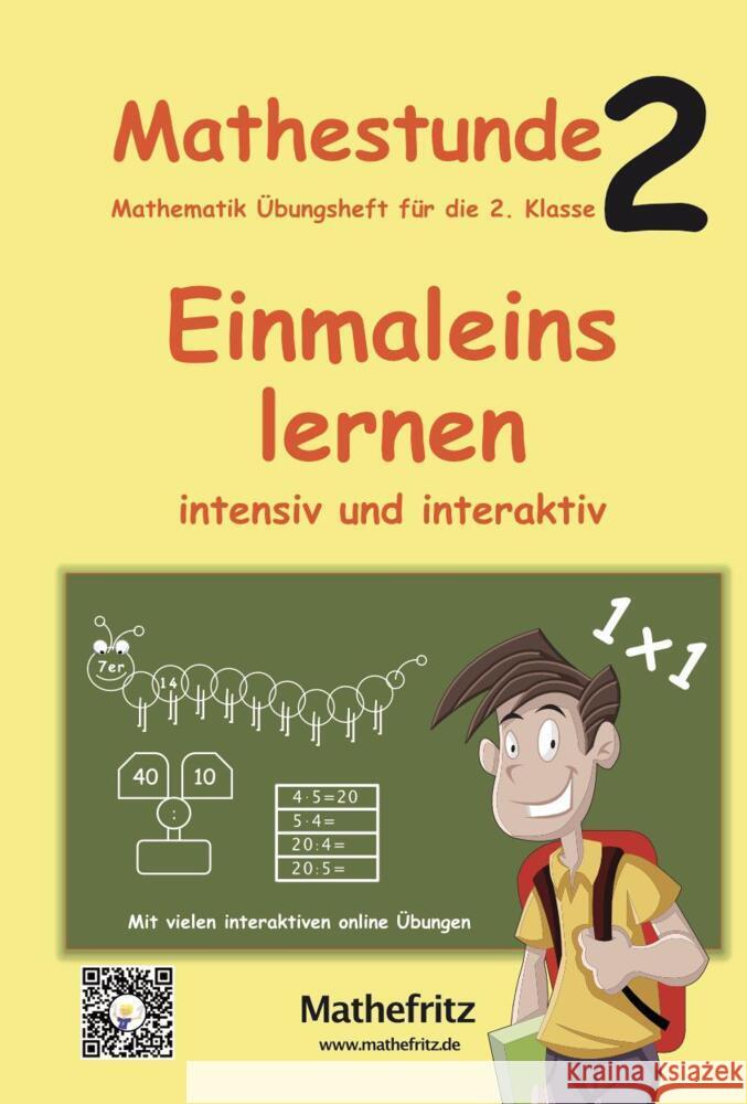 Mathestunde 2 - Einmaleins lernen intensiv und interaktiv Christmann, Jörg 9783941868366 Mathefritz - książka