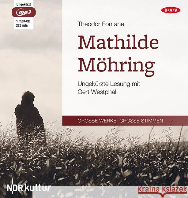 Mathilde Möhring, 1 MP3-CD : Ungekürzte Lesung Fontane, Theodor 9783862315598 Der Audio Verlag, DAV - książka