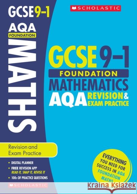 Maths Foundation Revision and Exam Practice Book for AQA Naomi Norman 9781407169071 Scholastic - książka