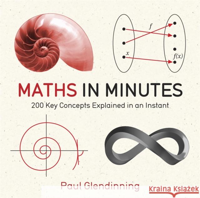 Maths in Minutes: 200 Key Concepts Explained In An Instant Paul Glendinning 9781780873695  - książka