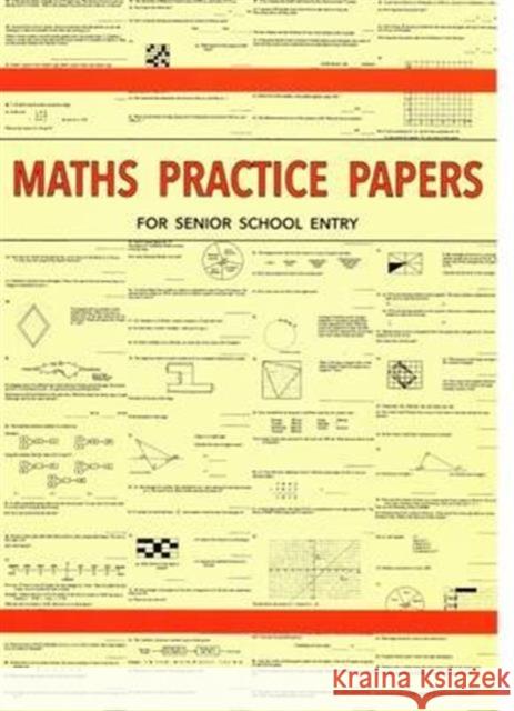 Maths Practice Papers for Senior School Entry Peter Robson 9781872686394 Newby Books - książka