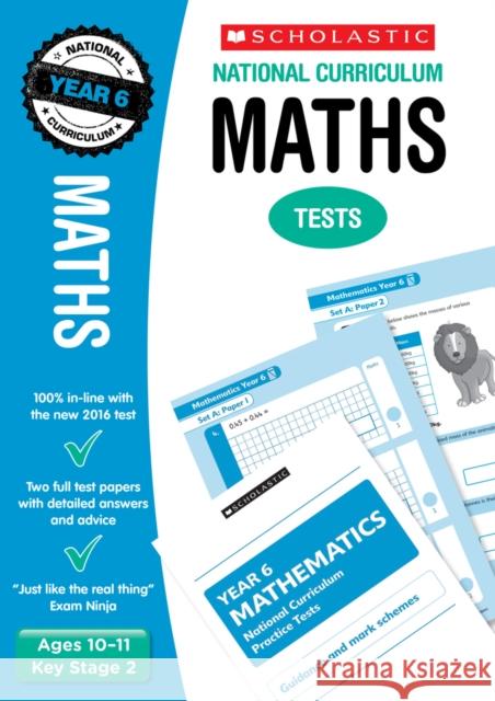 Maths Test - Year 6 Paul Hollin 9781407159850 Scholastic - książka