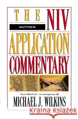 Matthew Michael J. Wilkins 9780310493105 Zondervan Publishing Company - książka