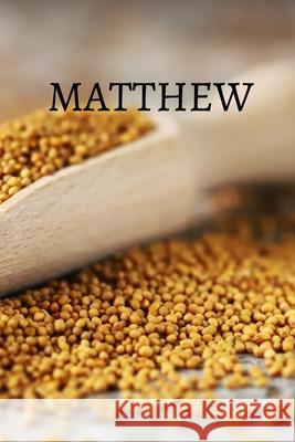 Matthew Bible Journal Medrano, Shasta 9781006137419 Blurb - książka