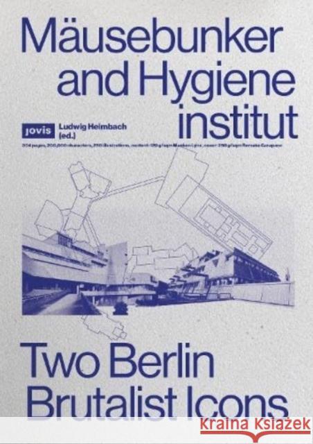 Mausebunker and Hygieneinstitut  9783986120306 JOVIS Verlag - książka