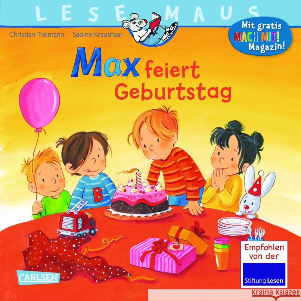 Max feiert Geburtstag Tielmann, Christian 9783551086754 Carlsen - książka