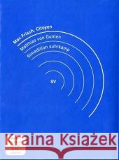 Max Frisch, Citoyen, DVD  9783518135136 Suhrkamp - książka