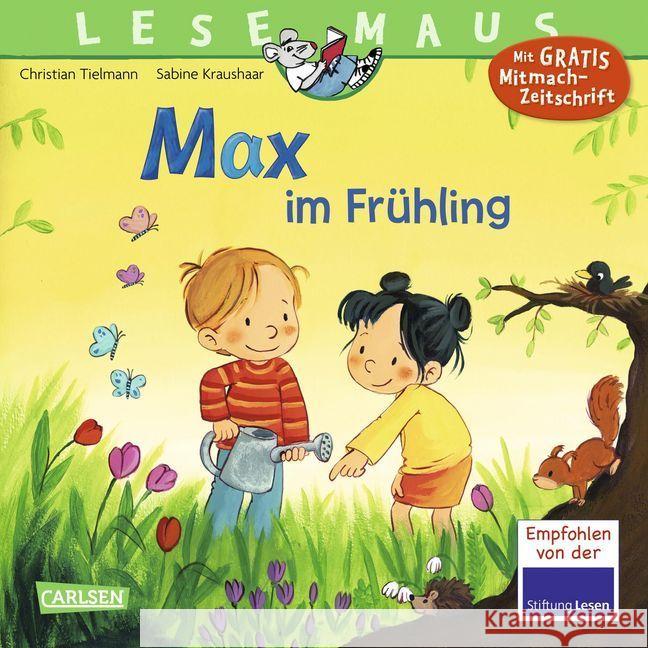 Max im Frühling : Mit Gratis Mitmach-Zeitschrift Tielmann, Christian 9783551086846 Carlsen - książka