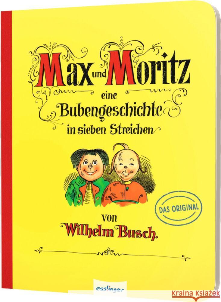 Max und Moritz - Eine Bubengeschichte in sieben Streichen Busch, Wilhelm 9783480238989 Esslinger in der Thienemann-Esslinger Verlag  - książka