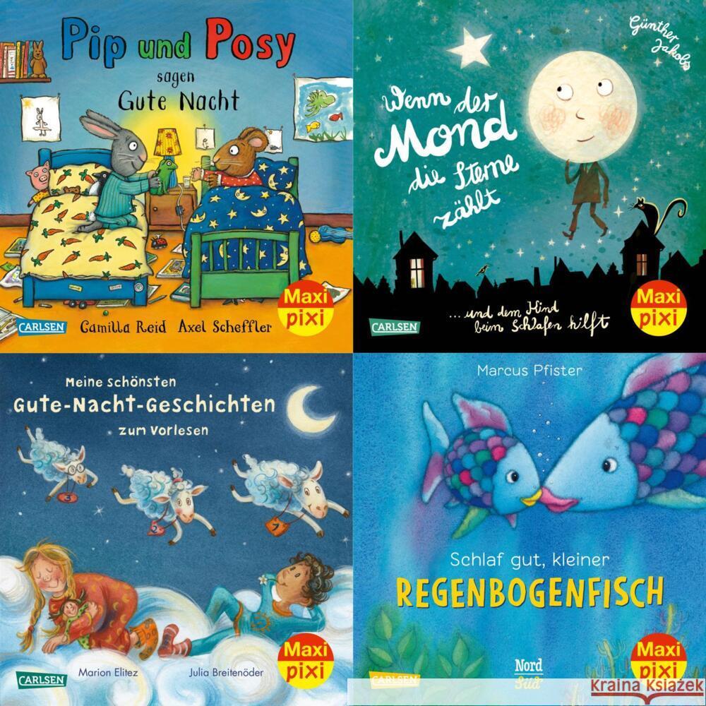 Maxi-Pixi-4er-Set 106: Geschichten für schöne Träume (4x1 Exemplar) diverse 9783551030719 Carlsen - książka