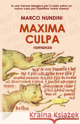 Maxima culpa Nundini, Marco 9788890870446 Marco Nundini - Ilfilografo - książka