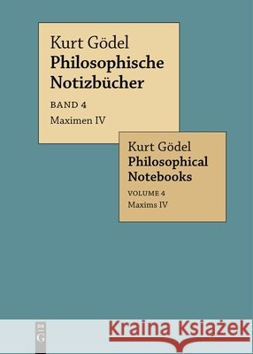 Maximen IV / Maxims IV G Eva-Maria Engelen 9783110772944 de Gruyter - książka