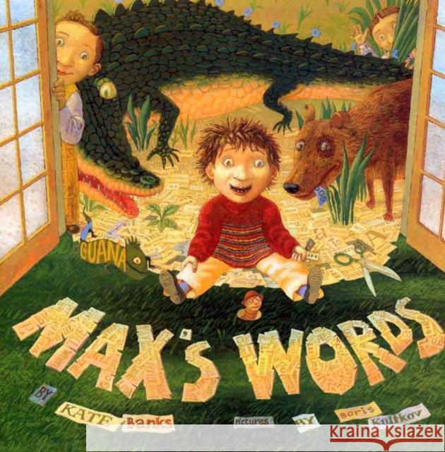 Max's Words Kate Banks Boris Kulikov 9780374399498 Farrar Straus Giroux - książka