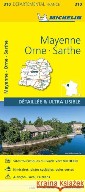 Mayenne / Orne / Sarthe Michelin 9782067202122 Michelin - książka