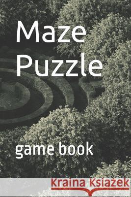 Maze Puzzle: game book Asha Moria 9798364849700 Independently Published - książka