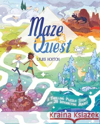 Maze Quest: A Thrilling Puzzle Story with 28 Interactive Mazes Potter, William 9781398807389 Arcturus Editions - książka