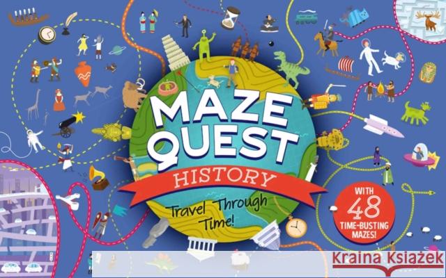 Maze Quest: History Anna Brett 9781783124138 Welbeck Publishing Group - książka