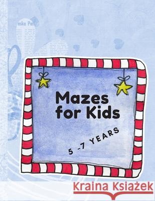 Mazes for kids 5 - 7 years old: Shapes and Square mazes in large size book Jean Walker 9781656978585 Independently Published - książka