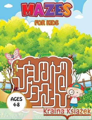 Mazes for kids - Space: Maze Activity Book Ages 4-6 Amazing Rockets, Astronauts Workbook for Games, Puzzles, and Problem-Solving Miriam, Margareta 9786060555896 Inkpres - książka