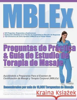 MBLEx Preguntas de Práctica & Guía de Estudio de Terapia de Masaje Martinez, Lily 9781482374285 Createspace - książka