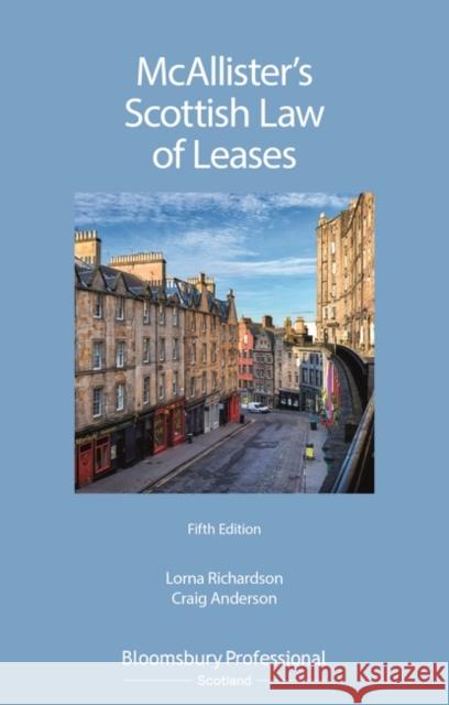 McAllister's Scottish Law of Leases Richardson, Lorna 9781526513915 Bloomsbury Publishing PLC - książka