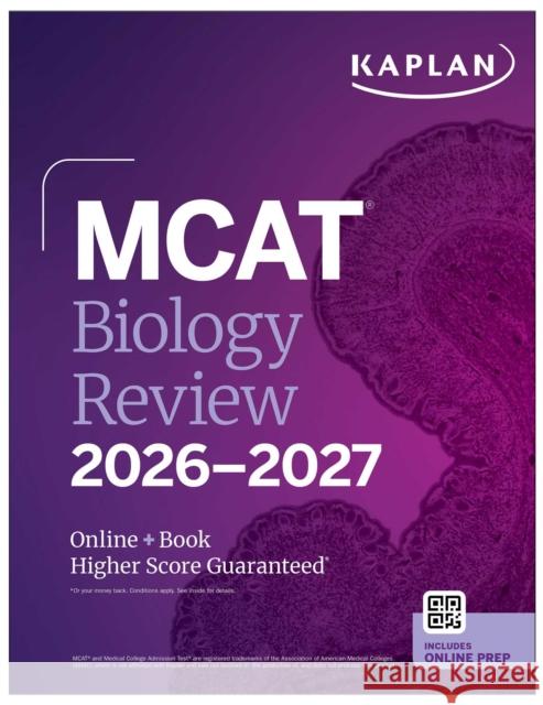 MCAT Biology Review 2026-2027: Online + Book Kaplan Test Prep 9781506297408 Kaplan AEC Education - książka