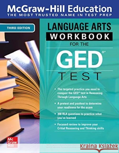 McGraw-Hill Education Language Arts Workbook for the GED Test, Third Edition McGraw Hill Editors 9781264258031 McGraw-Hill Education - książka