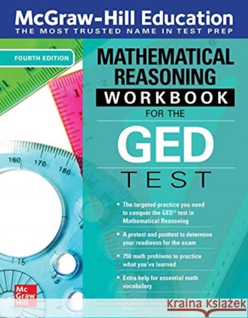 McGraw-Hill Education Mathematical Reasoning Workbook for the GED Test, Fourth Edition McGraw Hill Editors 9781264258017 McGraw-Hill Education - książka