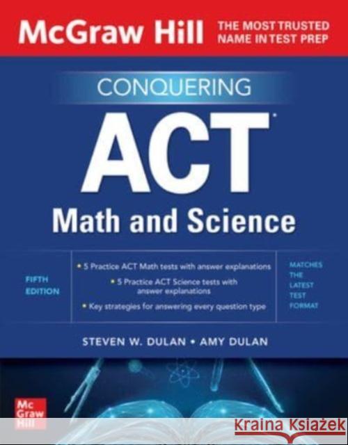 McGraw Hill Conquering ACT Math and Science, Fifth Edition Steven Dulan Amy Dulan 9781265140908 McGraw-Hill Companies - książka