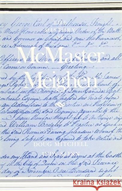 McMaster Meighen History Mitchell 9780773504196 McGill-Queen's University Press - książka