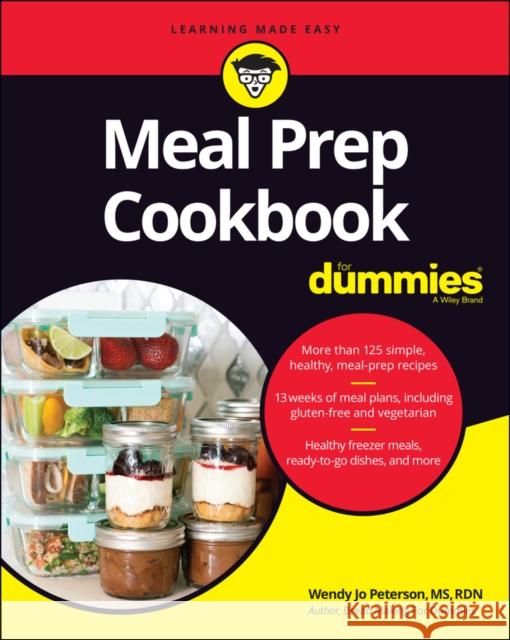 Meal Prep Cookbook For Dummies Wendy Jo Peterson 9781119814986 John Wiley & Sons Inc - książka