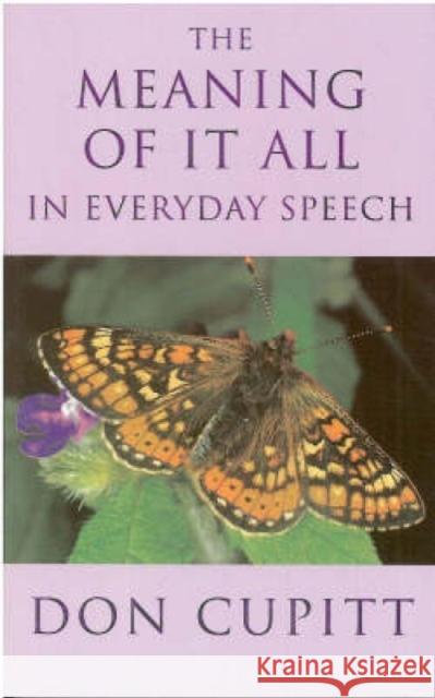 Meaning of It All in Everyday Speech Cupitt, Don 9780334027867 Trinity Press International - książka