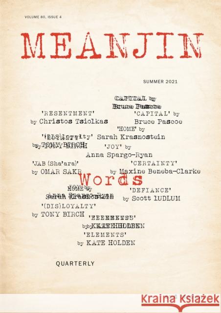 Meanjin Vol 80, No 4  9780522877496 Melbourne University Press - książka
