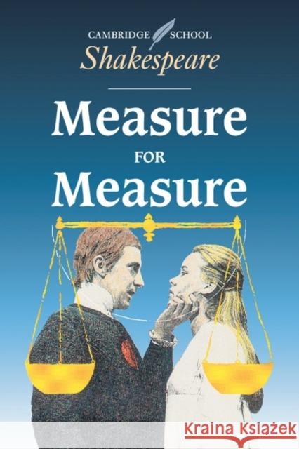 Measure for Measure William Shakespeare 9780521425063 Cambridge University Press - książka