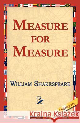 Measure for Measure William Shakespeare 9781421813585 1st World Library - książka