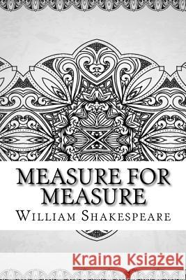 Measure for Measure William Shakespeare 9781729549919 Createspace Independent Publishing Platform - książka