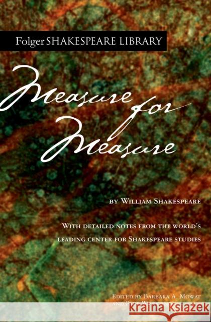 Measure for Measure William Shakespeare Barbara a. Mowat Paul Werstine 9781982157418 Simon & Schuster - książka