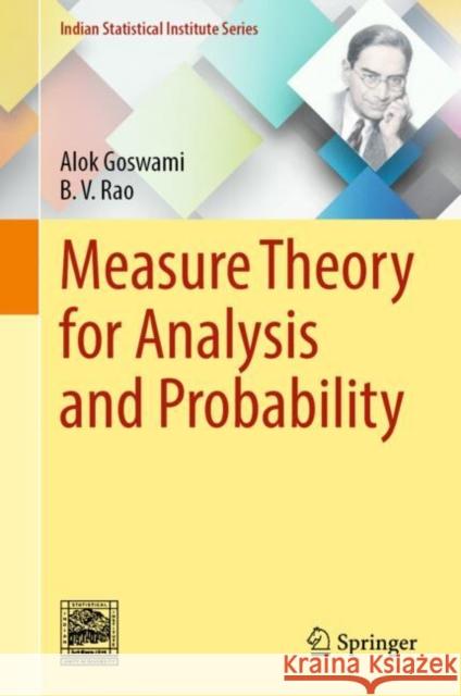 Measure Theory for Analysis and Probability B.V. Rao 9789819779284 Springer Verlag, Singapore - książka