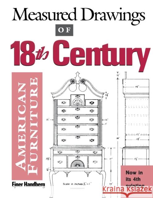 Measured Drawings of 18th Century American Furniture Ejner Handberg Paul Kleinwald 9780936399461 Berkshire House Publishers - książka
