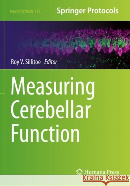 Measuring Cerebellar Function Roy V. Sillitoe 9781071620281 Humana - książka