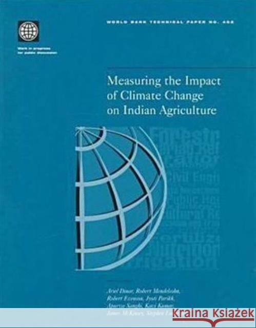 Measuring the Impact of Climate Change on Indian Agriculture  9780821341926 WORLD BANK PUBLICATIONS - książka