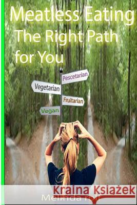 Meatless Eating: The Rght Path For You Rolf, Melinda 9781507550038 Createspace - książka