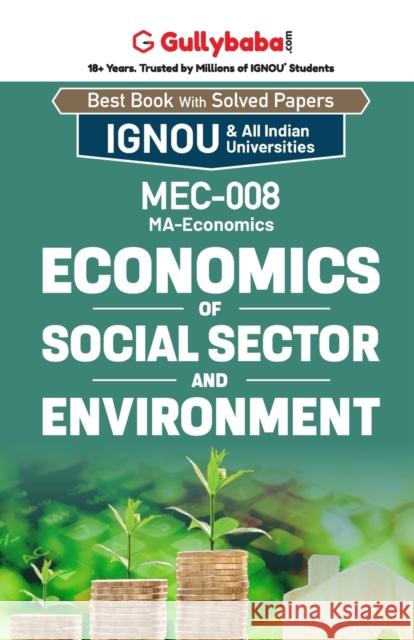 MEC-08 Economics of Social Sector and Environment Gullybaba Com Panel 9789381066669 Gullybaba Publishing House Pvt Ltd - książka