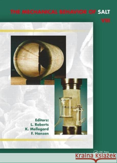 Mechanical Behaviour of Salt VIII Lance Roberts 9781138028401 CRC Press - książka