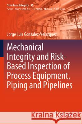 Mechanical Integrity and Risk-Based Inspection of Process Equipment, Piping and Pipelines Gonzalez-Velazquez, Jorge Luis 9783031614811 Springer - książka
