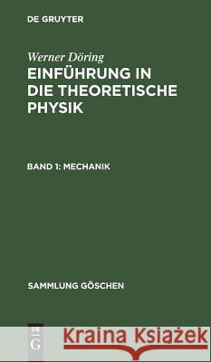 Mechanik Werner Döring 9783111313696 De Gruyter - książka
