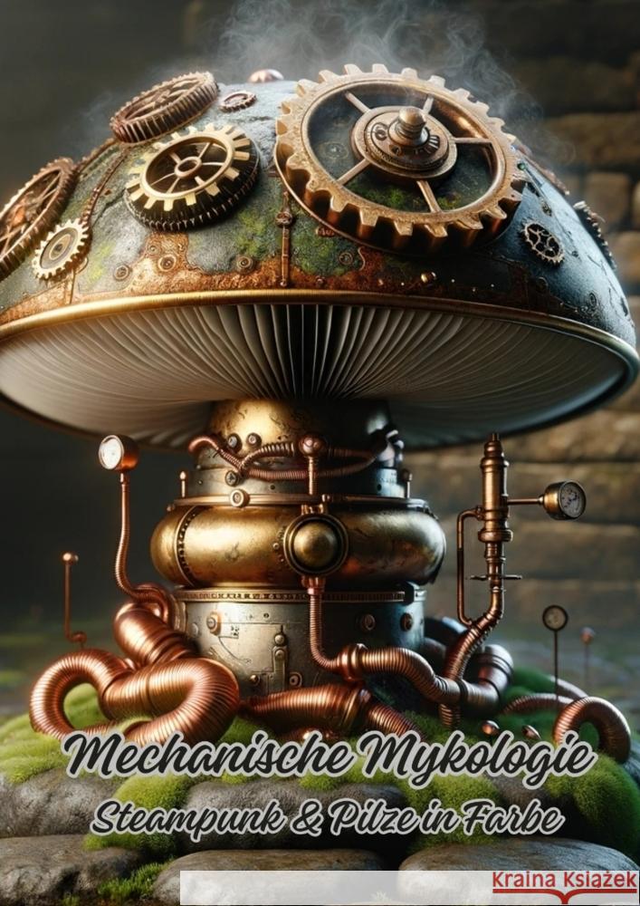 Mechanische Mykologie: Steampunk & Pilze in Farbe Diana Kluge 9783384081117 Tredition Gmbh - książka