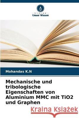 Mechanische und tribologische Eigenschaften von Aluminium MMC mit TiO2 und Graphen Mohandas K 9786205802588 Verlag Unser Wissen - książka