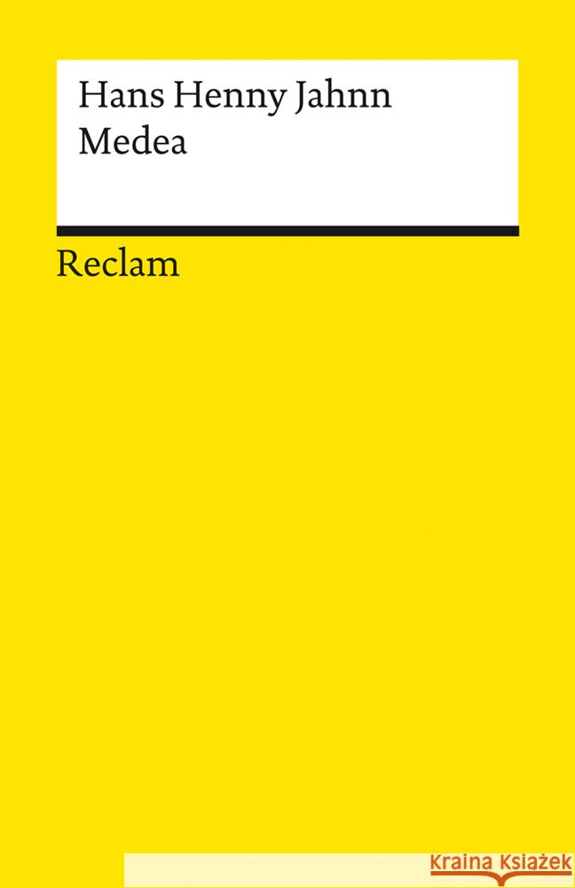 Medea Jahnn, Hans Henny 9783150141830 Reclam, Ditzingen - książka